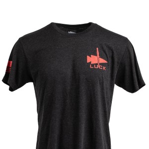 Black Goruck Make Your Own Luck Men's T-Shirt | CA-BGP-180329