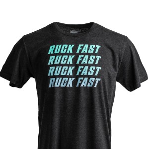 Black Goruck Ruck Fast Men's T-Shirt | CA-DLE-036847