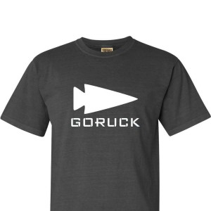 Dark Grey Goruck Spearhead Heavyweight Women's T-Shirt | CA-ZKY-542109