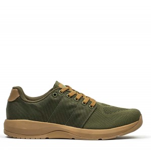 Green / Brown Goruck Men's Ballistic Trainers | CA-JIP-861945