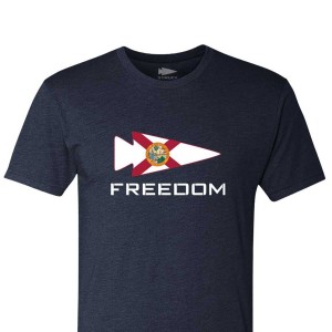 Navy Goruck Freedom Men's T-Shirt | CA-VPR-286703