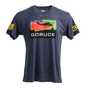 Navy Goruck Mog Mile 30th Anniversary Men's T-Shirt | CA-NPG-671302