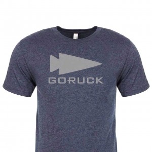 Navy Goruck The Three Rules Men's T-Shirt | CA-RWP-601728