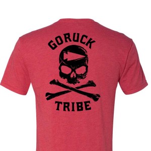 Red Goruck Tribe Men's T-Shirt | CA-EJQ-084296