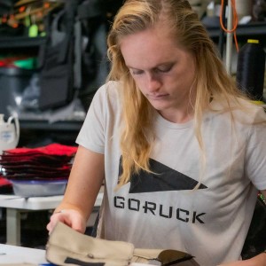 White Goruck Cropped Spearhead Women's T-Shirt | CA-TCZ-859623