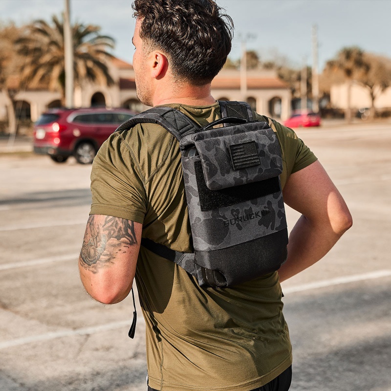 Black Camo Goruck 3.0 Standard Accessories Ruck Plate Carrier | CA-MFV-370218