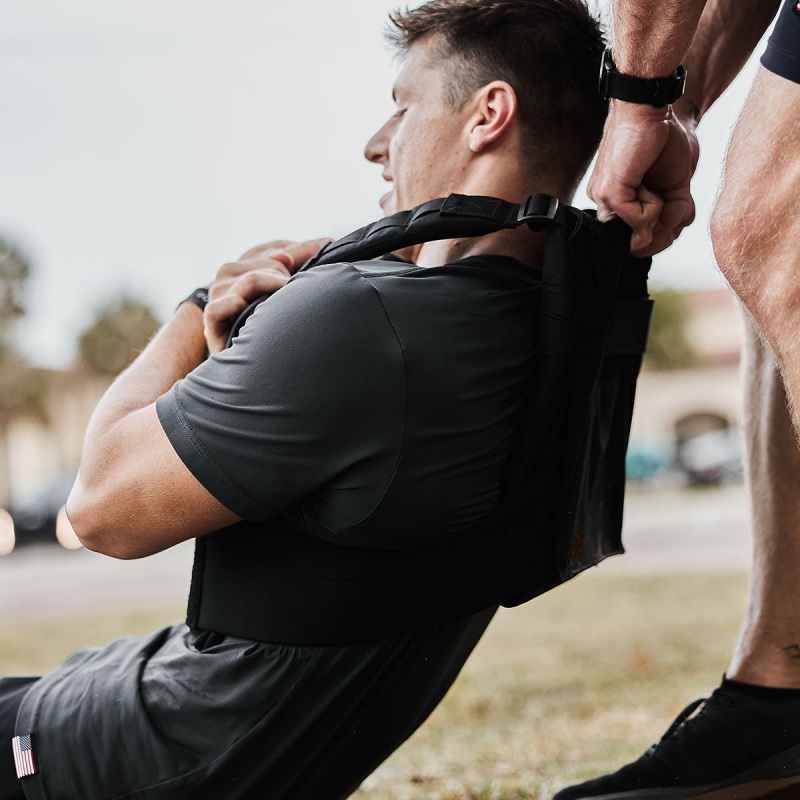 Black Goruck 2.0 16L Accessories Training Weight Vest | CA-JMX-743280