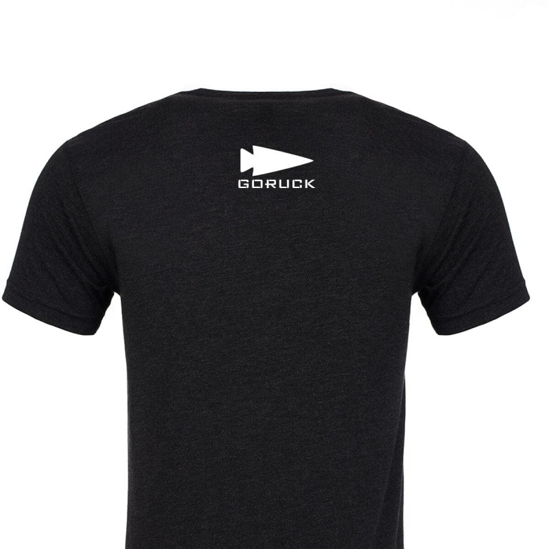 Black Goruck America Men's T-Shirt | CA-TPJ-593741