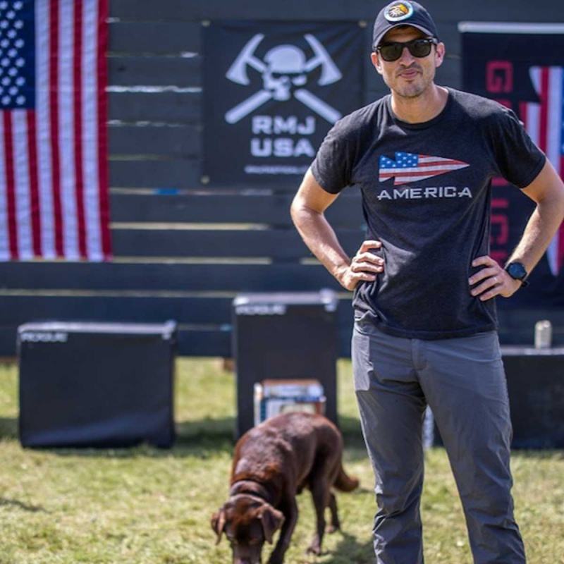 Black Goruck America Men's T-Shirt | CA-TPJ-593741