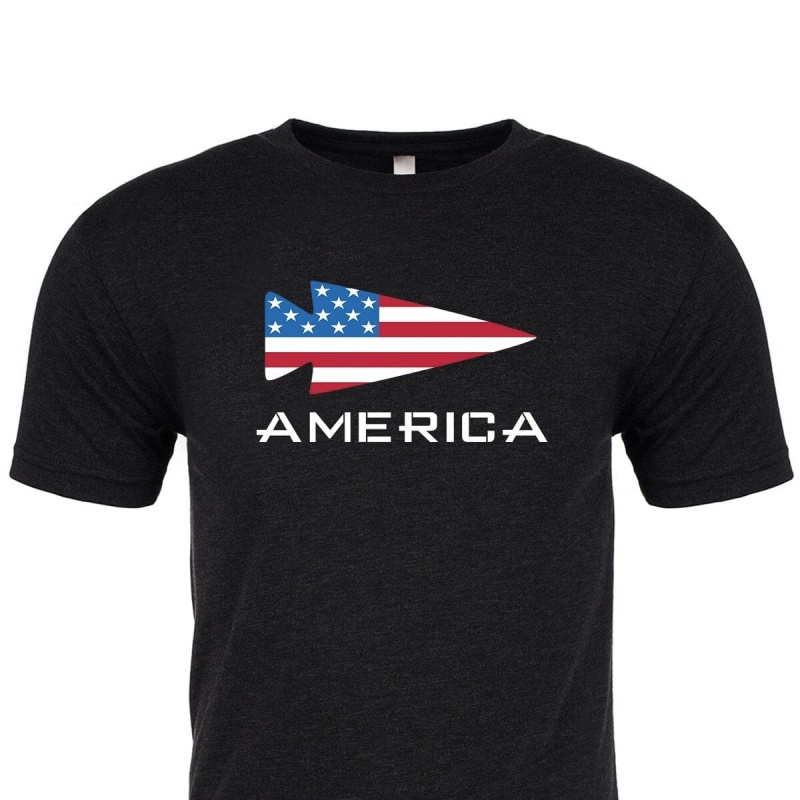 Black Goruck America Men\'s T-Shirt | CA-TPJ-593741