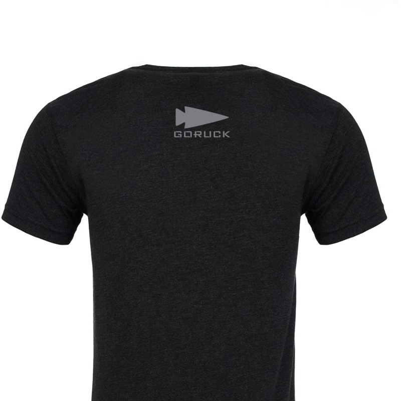 Black Goruck Embrace the Suck Men's T-Shirt | CA-CNV-719684