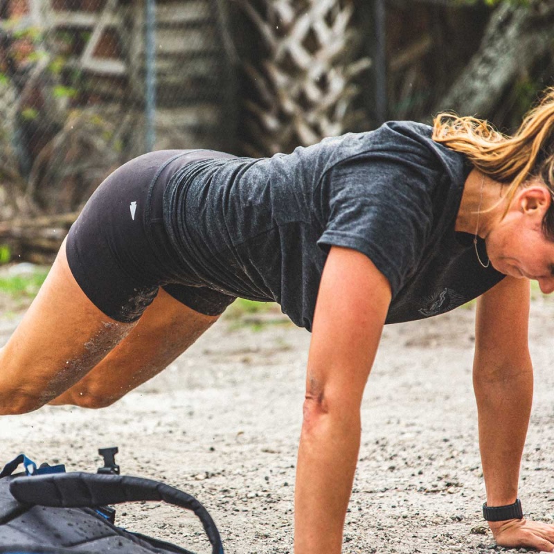 Black Goruck Indestructible Squat Women's Shorts | CA-LNJ-023497