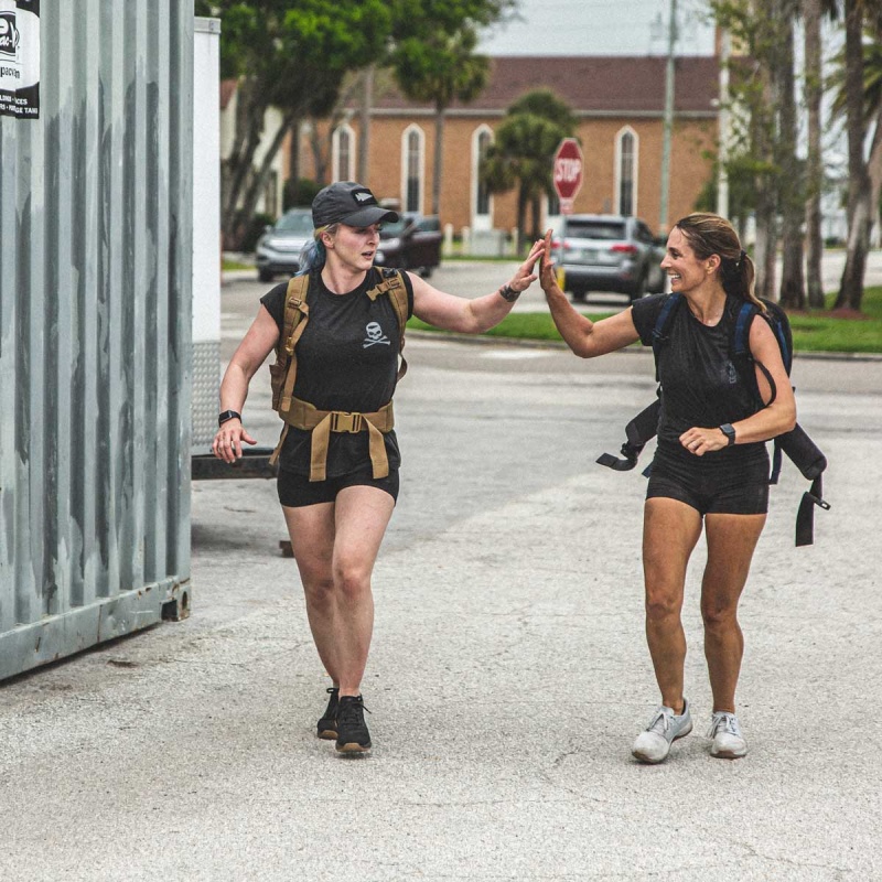 Black Goruck Indestructible Squat Women's Shorts | CA-LNJ-023497