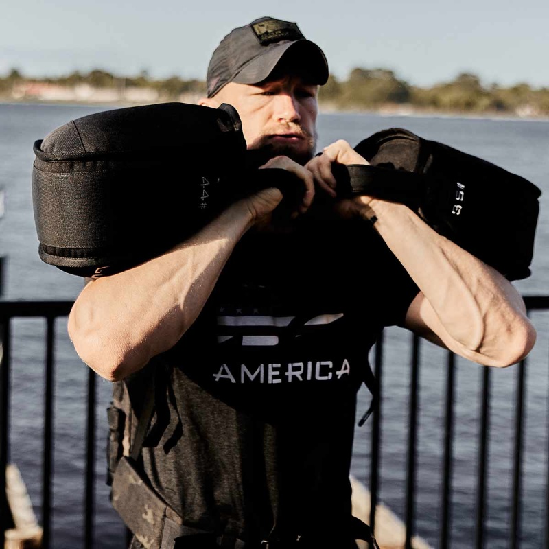 Black Goruck Kettlebells Accessories Training Sandbags | CA-SAO-912753