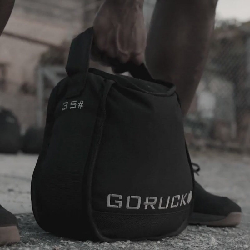 Black Goruck Kettlebells Accessories Training Sandbags | CA-SAO-912753