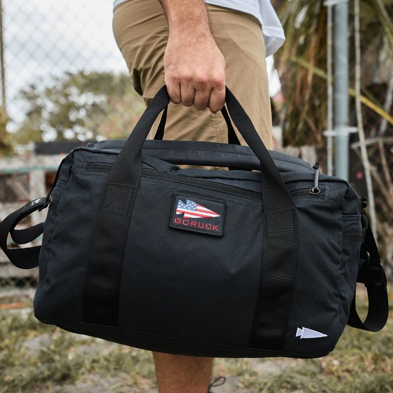 Black Goruck Kit Waxed Canvas Accessories Bags | CA-GIY-981734