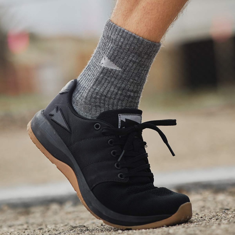 Black Goruck Reflective Spearhead Men's Ballistic Trainers | CA-HRL-630947