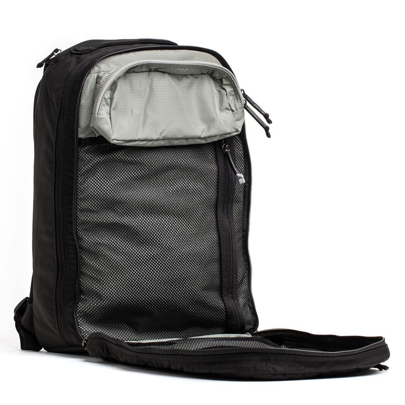 Black / Grey Goruck Ruck Double Compartment Ripstop ROBIC® Accessories Bullet | CA-RBH-301945