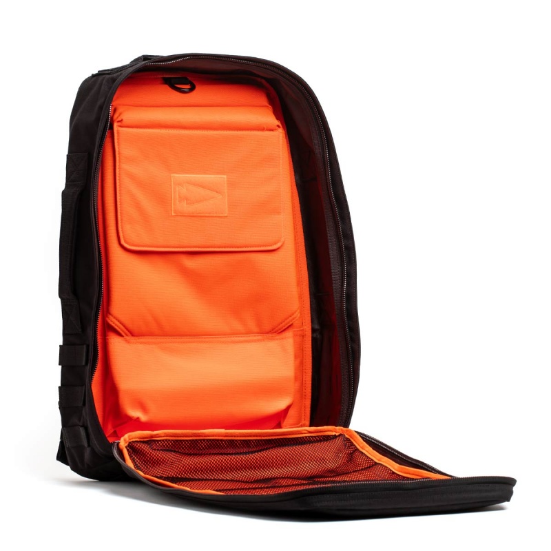 Black / Orange Goruck 4.0 25L Accessories Rucker | CA-YXI-789213