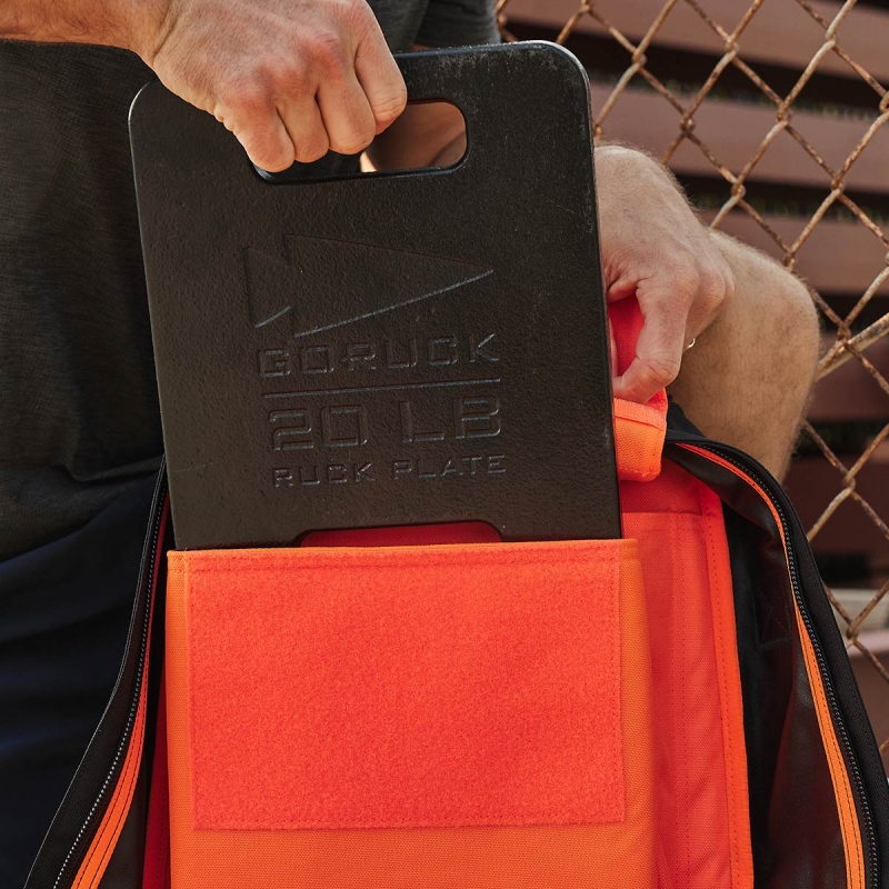 Black / Orange Goruck 4.0 25L Accessories Rucker | CA-YXI-789213