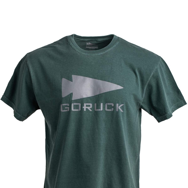 Blue Goruck Spearhead Heavyweight Men\'s T-Shirt | CA-MXI-627453