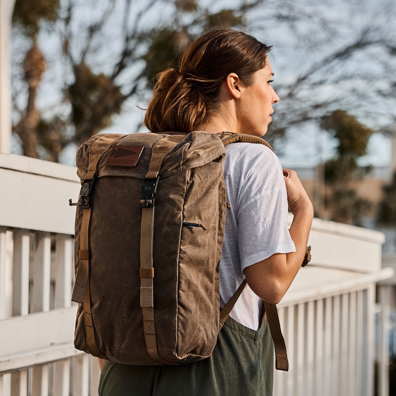 Brown Goruck Waxed Canvas Accessories M23 | CA-ISV-958743