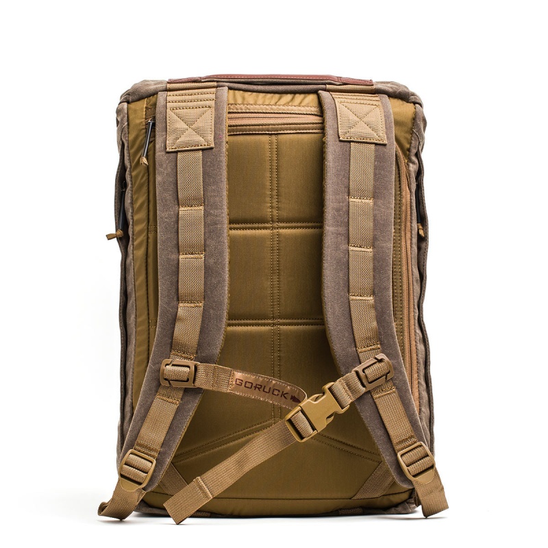 Brown Goruck Waxed Canvas Accessories M23 | CA-ISV-958743