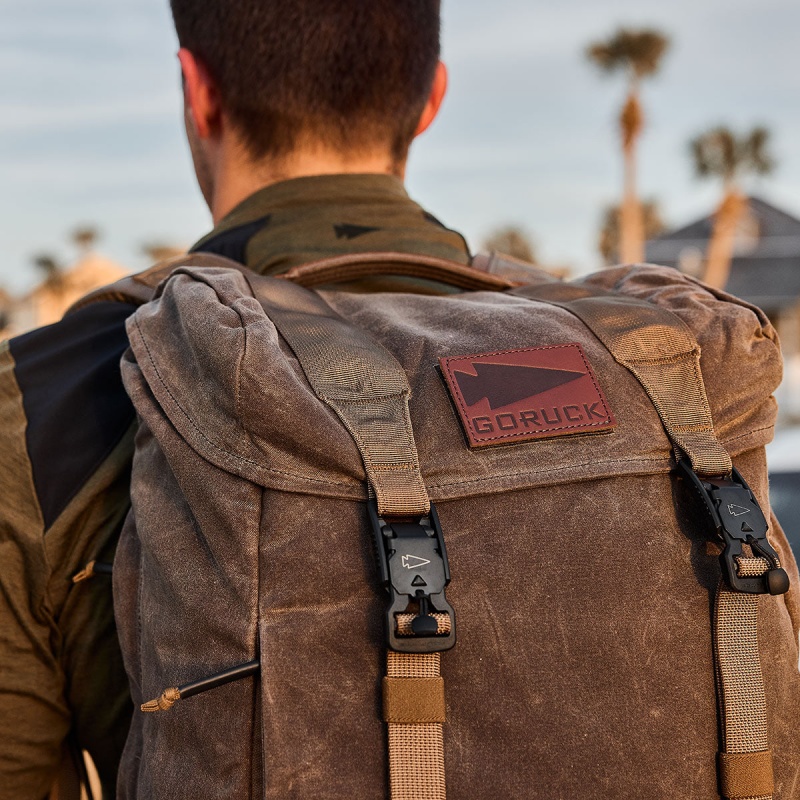 Brown Goruck Waxed Canvas Accessories M23 | CA-PUT-301582