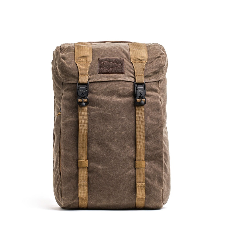 Brown Goruck Waxed Canvas Accessories M23 | CA-PUT-301582