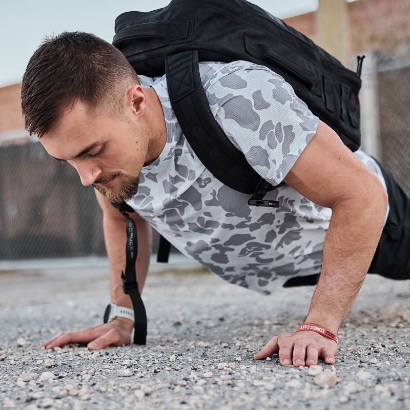 Camo Goruck Indestructible Performance Men's Tops | CA-OTS-172538