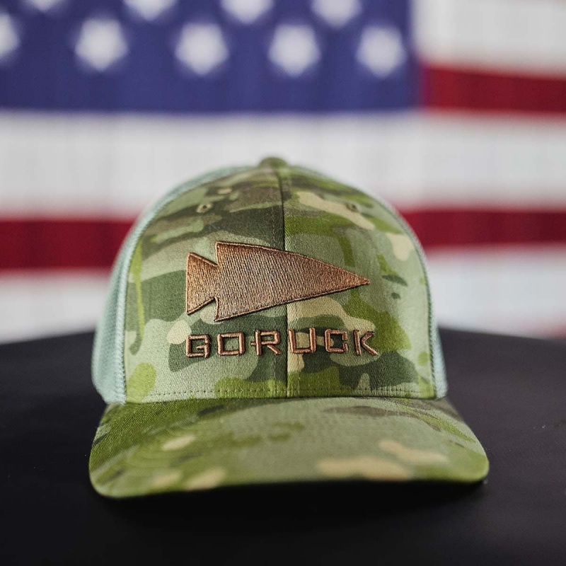 Camo Goruck Trucker (Flexfit) Tropic Multicam Accessories Hat | CA-SJD-120895