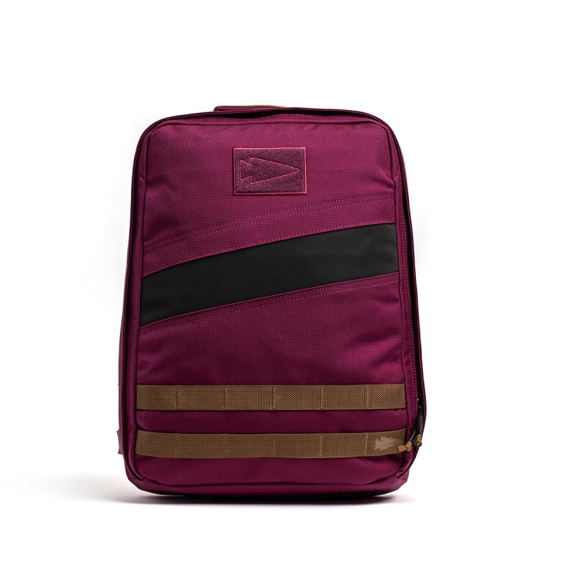 Dark Red / Brown Goruck 4.0 15L Accessories Rucker | CA-KTE-150926