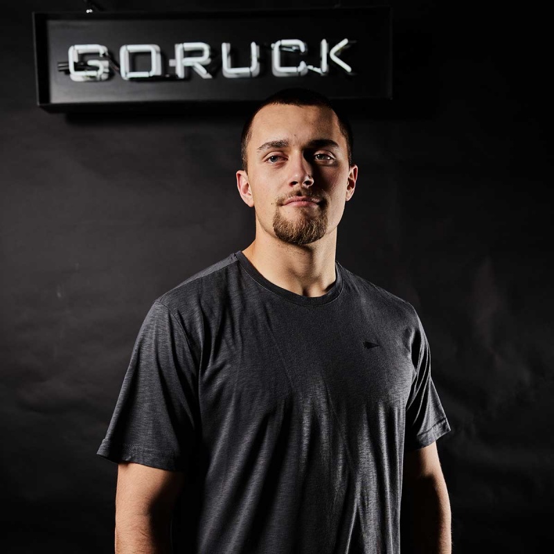 Deep Grey Goruck The Field Men's T-Shirt | CA-JMA-243586