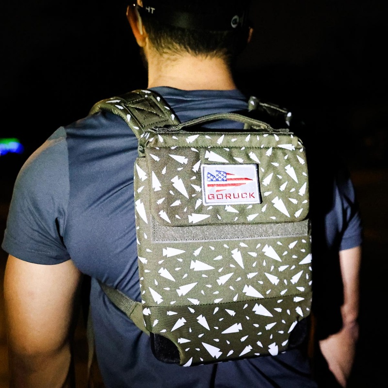 Green Goruck 3.0 Standard Accessories Ruck Plate Carrier | CA-LRH-920641