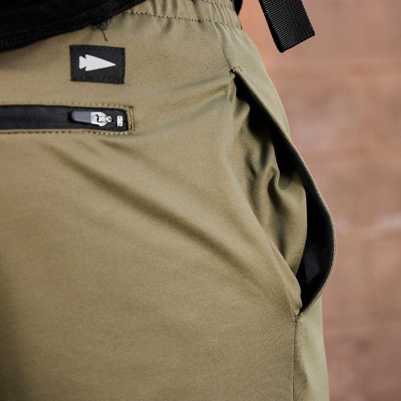 Green Goruck Indestructible Performance Joggers Men's Pants | CA-TFU-204315