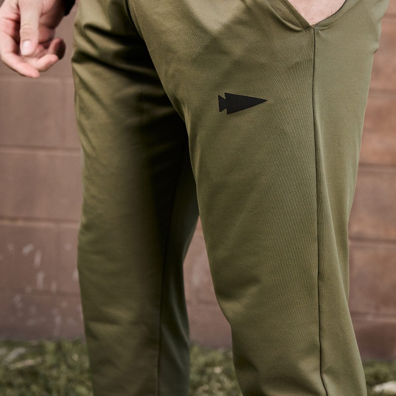 Green Goruck Indestructible Performance Joggers Men's Pants | CA-TFU-204315