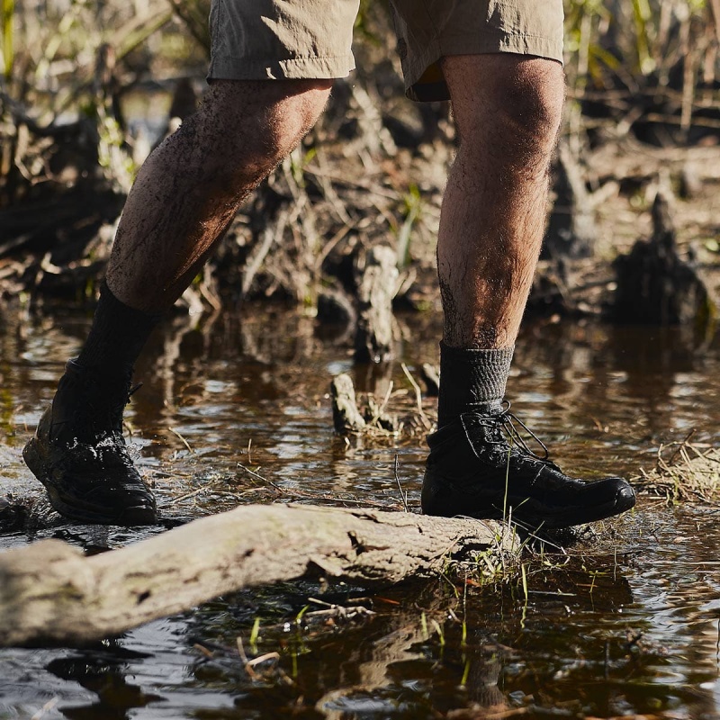 Green Goruck Merino Challenge Men's Socks | CA-OWM-619843