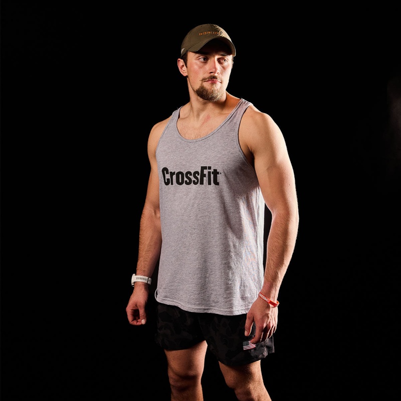 Grey Goruck CrossFit Men's Tanks | CA-RUY-539741