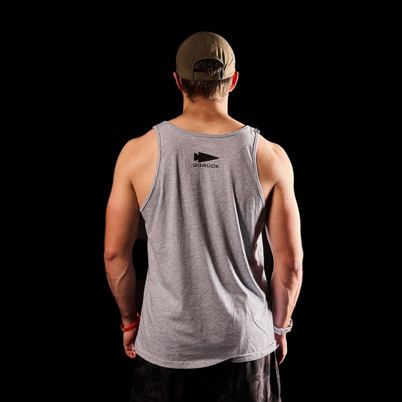 Grey Goruck CrossFit Men's Tanks | CA-RUY-539741