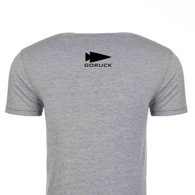 Grey Goruck Embrace the Suck Men's T-Shirt | CA-WBM-954207