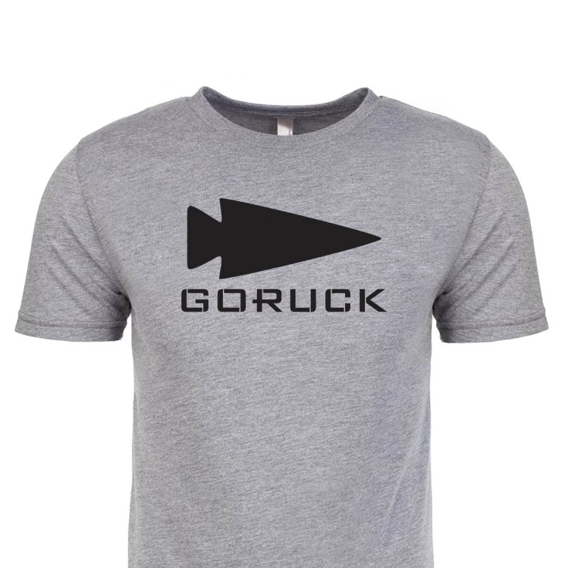 Grey Goruck The Three Rules Men\'s T-Shirt | CA-XIG-749210