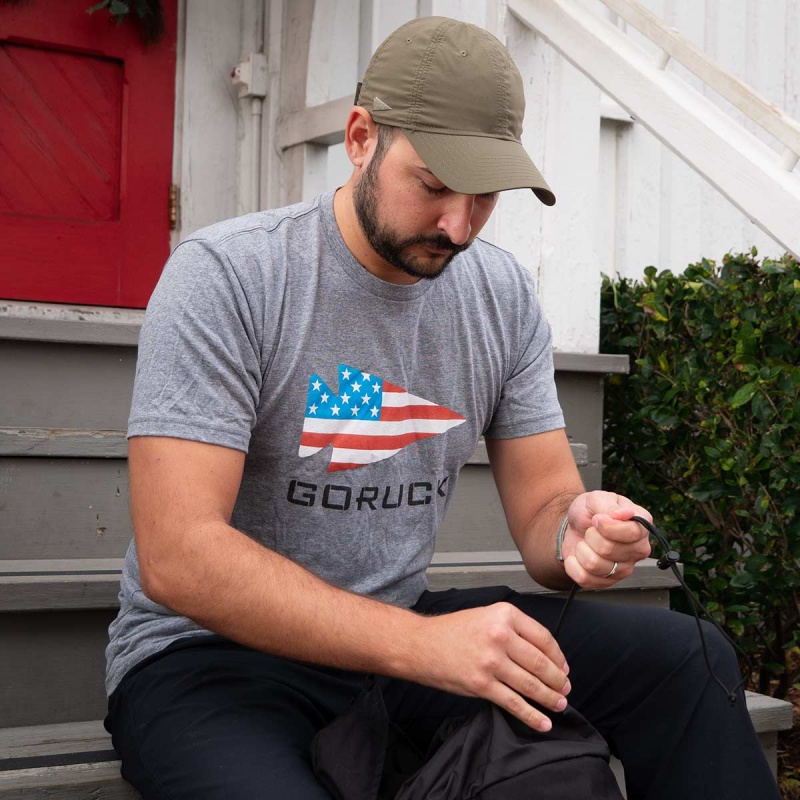 Grey Goruck USA Men's T-Shirt | CA-MIW-738951