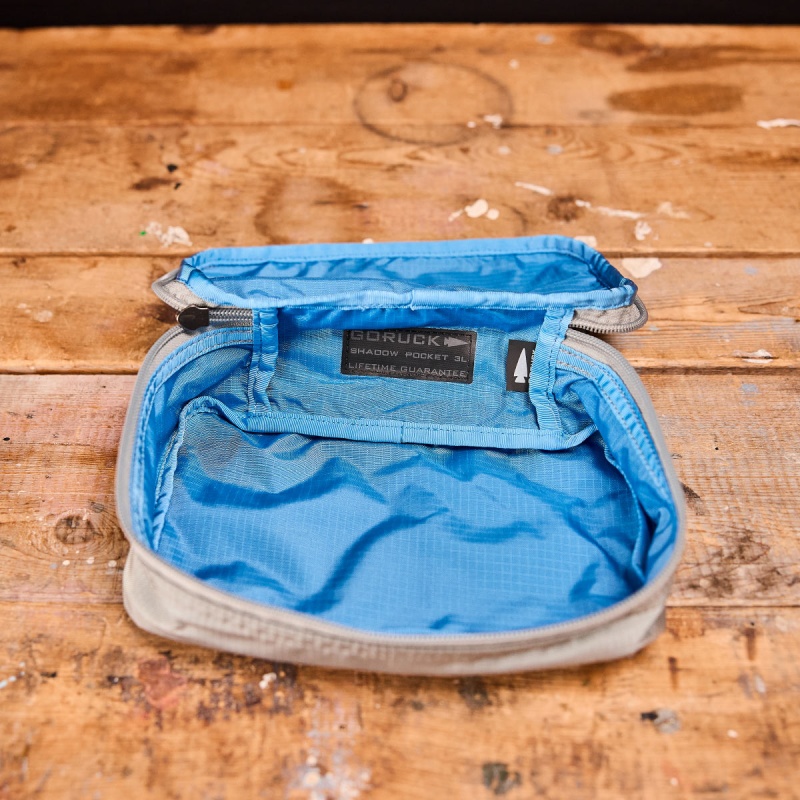 Grey / Blue Goruck Shadow Pockets Ripstop ROBIC® 3L Accessories Bags | CA-ZUA-041358