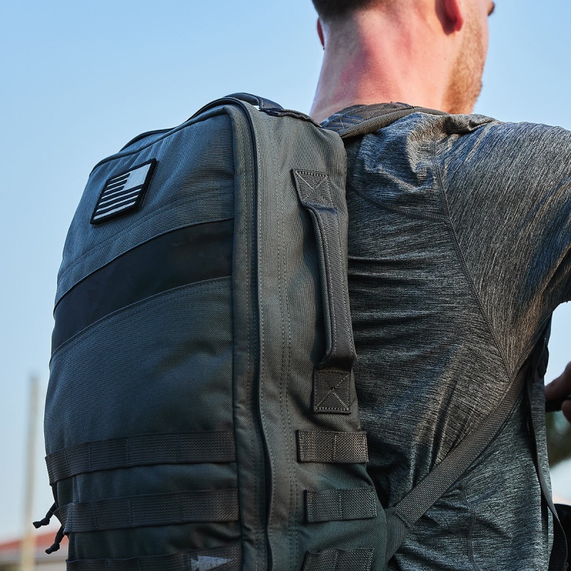 Light Grey Goruck Indestructible Performance Men's Tops | CA-VYL-567021