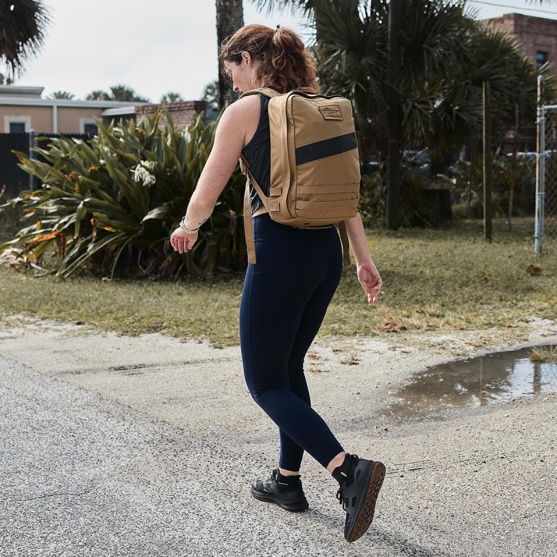 Navy Goruck Indestructible Tough / Pockets Women's Leggings | CA-IOX-635721