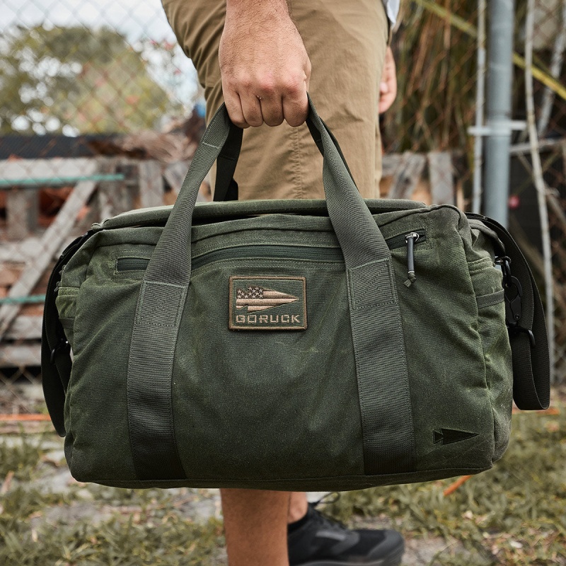 Olive Goruck Kit Waxed Canvas Accessories Bags | CA-WKP-802543