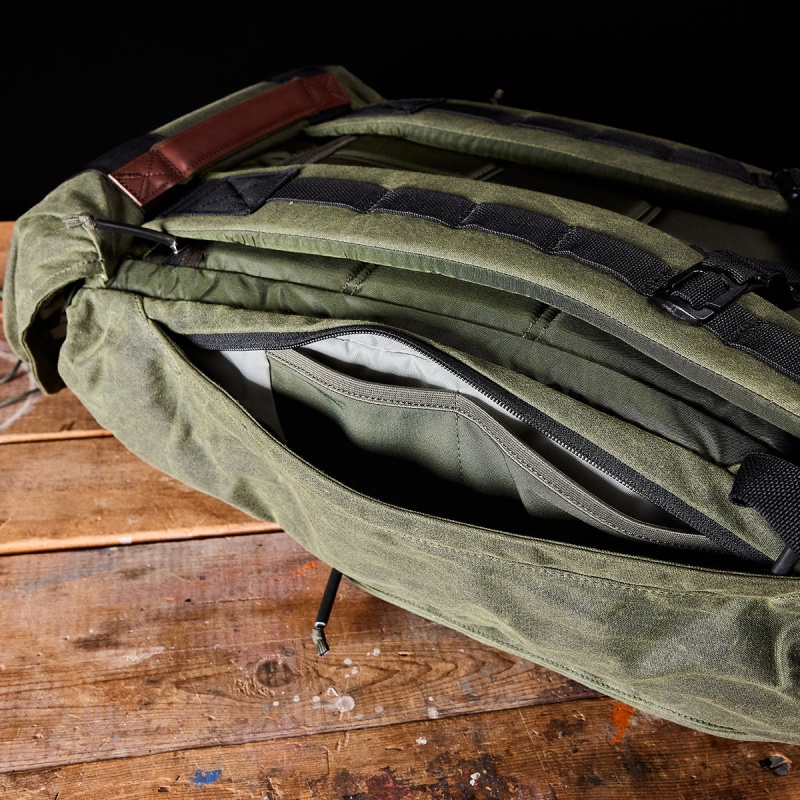 Olive Goruck Waxed Canvas Accessories M23 | CA-RMJ-496031