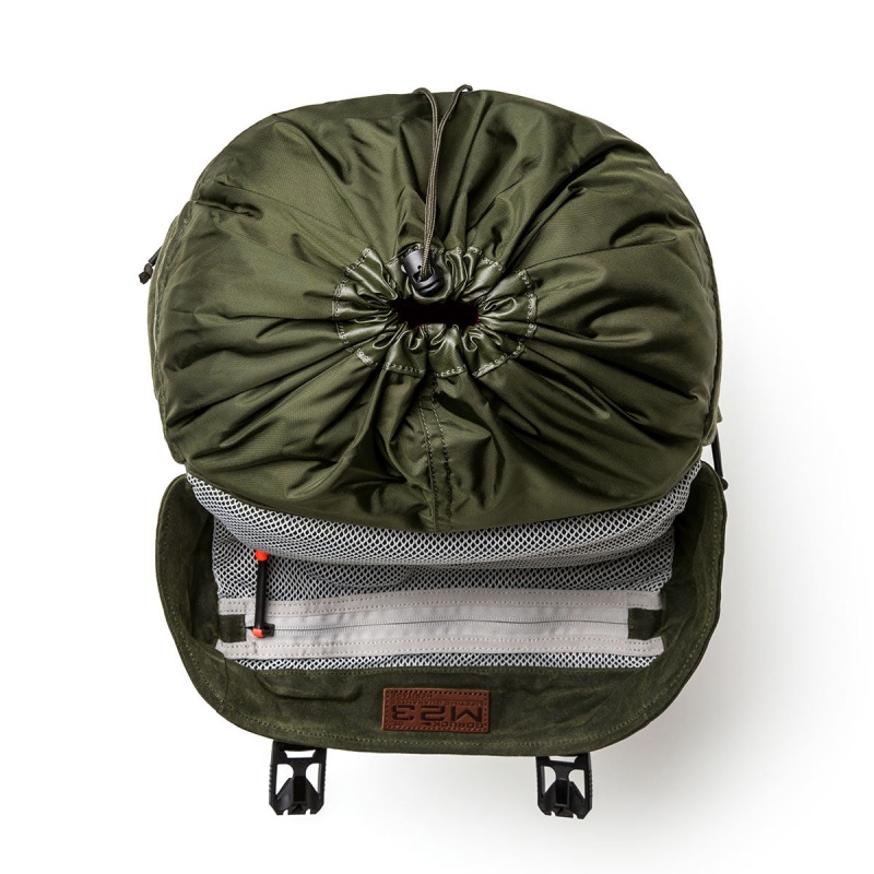 Olive Goruck Waxed Canvas Accessories M23 | CA-MBU-284973