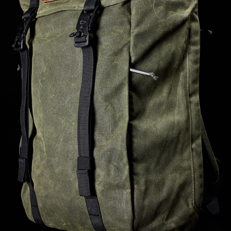 Olive Goruck Waxed Canvas Accessories M23 | CA-MBU-284973