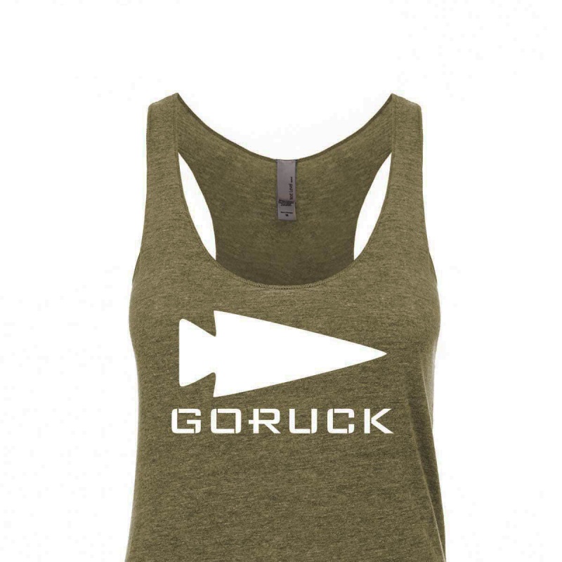 Olive Goruck Women\'s Tank | CA-XPE-307269